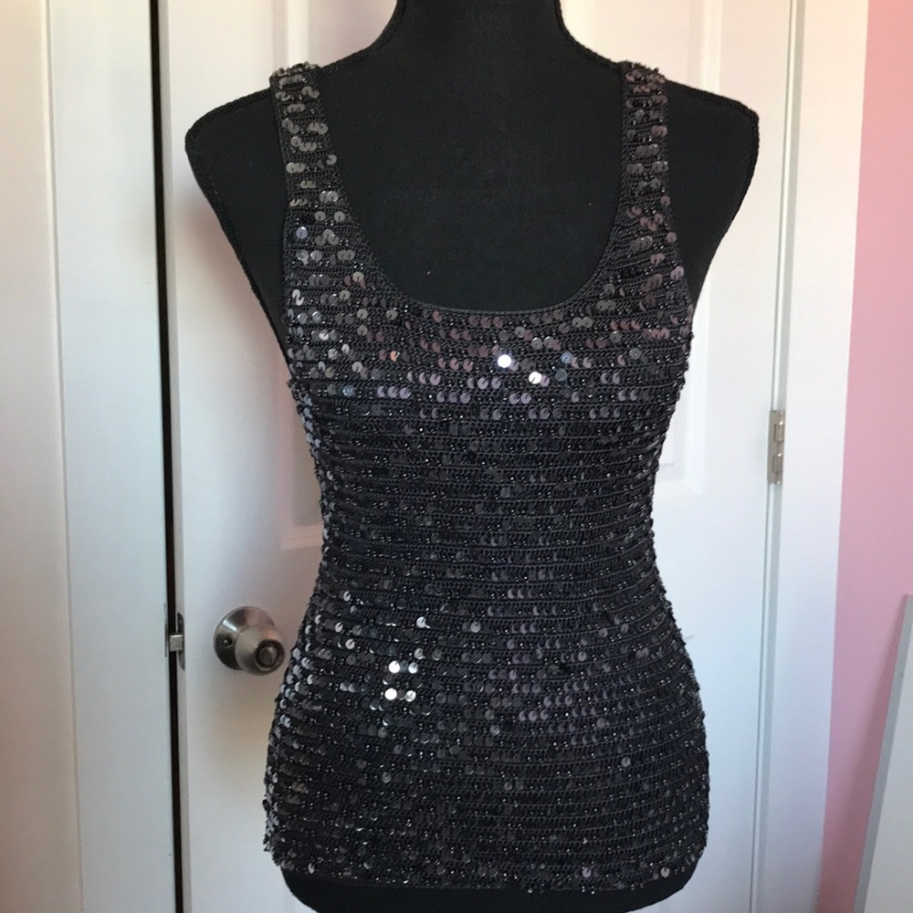 Beautiful Inc Beaded Sequin Blouse - image 1